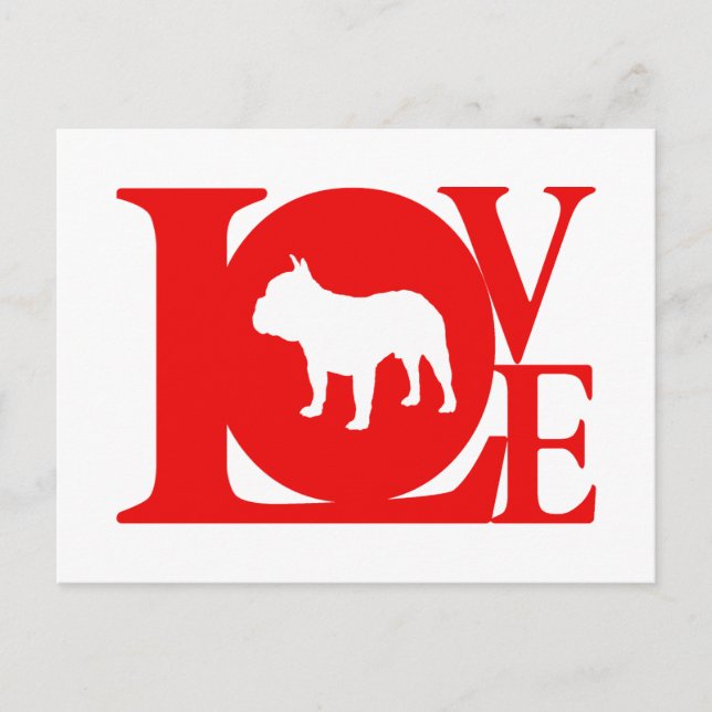 French Bulldog Postcard (Front)