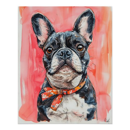 French Bulldog Poster