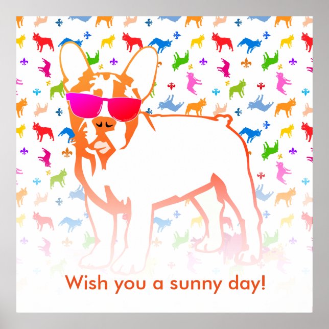 French Bulldog Poster