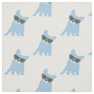 French Bulldog Print Fabric