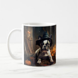 French Bulldog Pumpkins Halloween Scary Coffee Mug