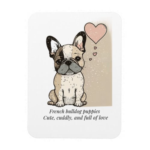 French bulldog puppies _ Cute and full of Love Magnet