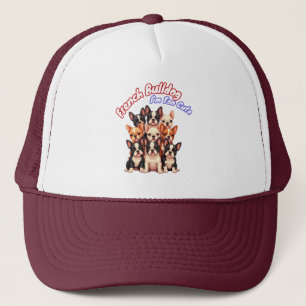 French Bulldog Puppies for a Dog owner Frenchie Trucker Hat