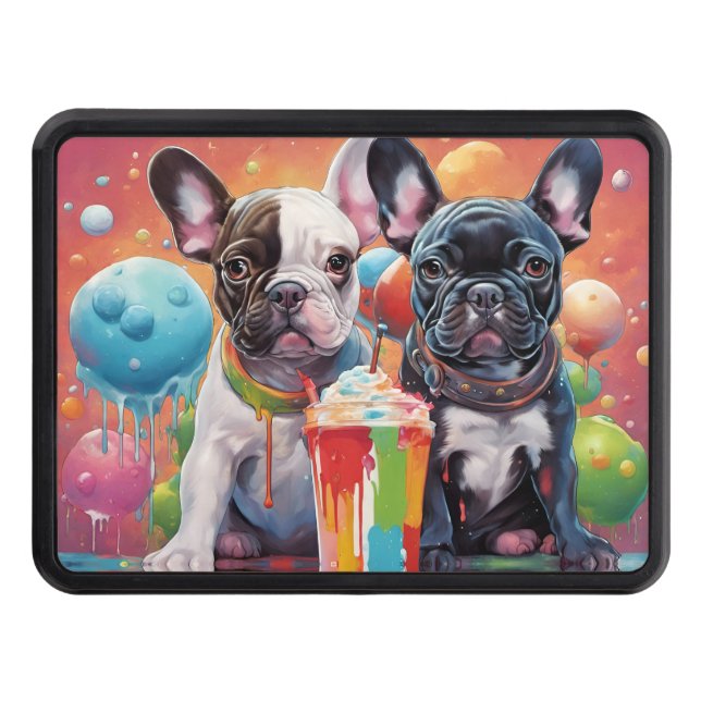 French Bulldog Puppies , Milkshake Hitch Cover (Front)