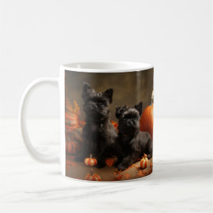 French Bulldog Puppy Autumn Delight Pumpkin Coffee Mug