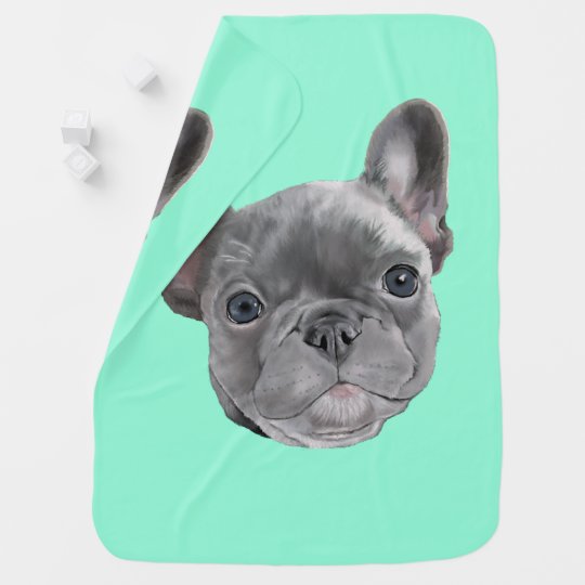 French Bulldog Puppy Baby Blanket