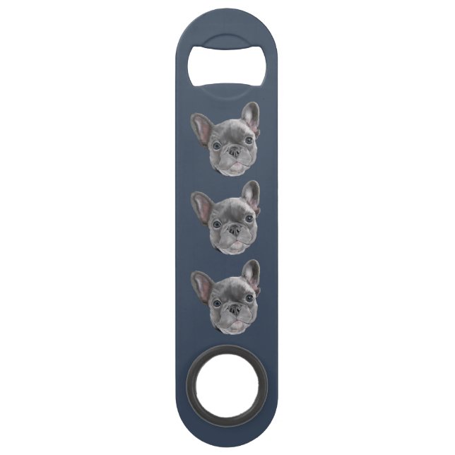 French Bulldog Puppy Bar Key (Front)