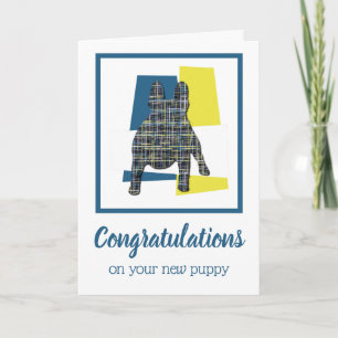 French Bulldog Puppy Congratulations Greeting Card