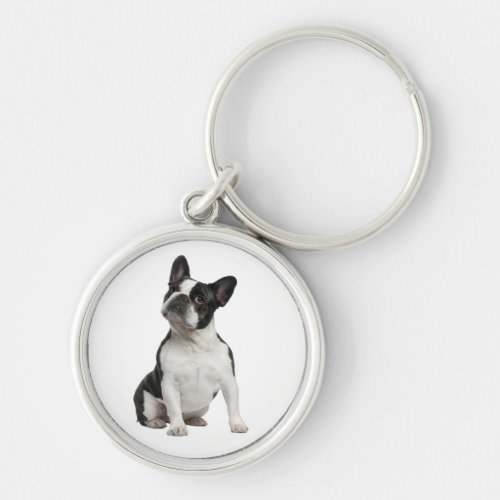 French Bulldog Puppy Dog Mom Adoption Rescue Lover Keychain