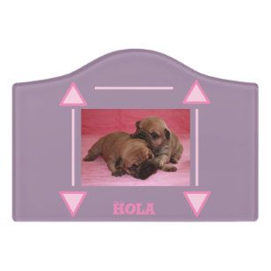 French Bulldog Puppy Door Sign