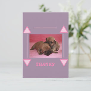 French Bulldog Puppy French Bulldog Thank You Card
