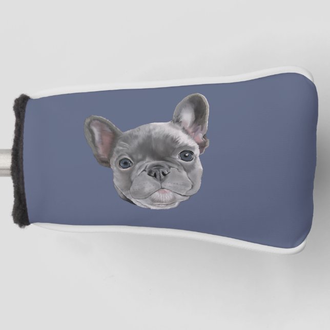 French Bulldog Puppy Golf Head Cover (Front)