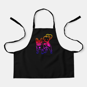 French Bulldog Puppy Heart French Bulldog Apron