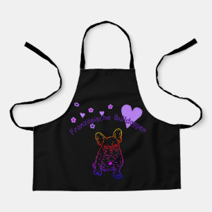 French Bulldog Puppy Heart French Bulldog Apron