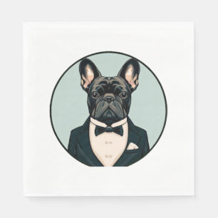 French Bulldog Puppy Napkins