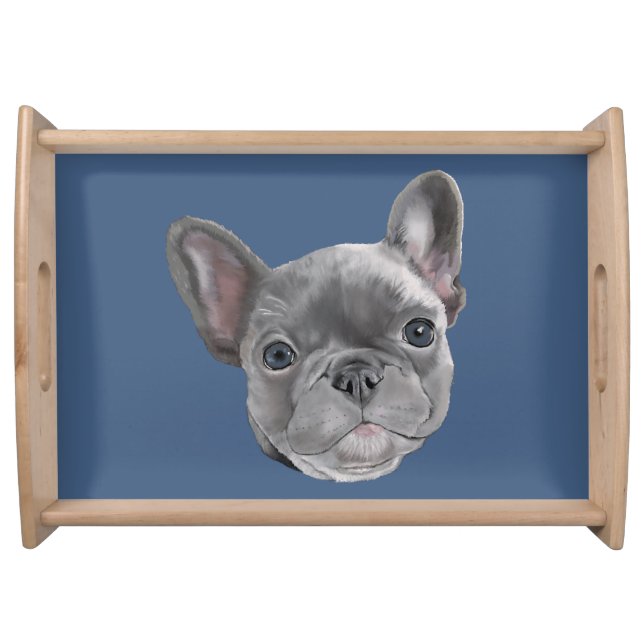 French Bulldog Puppy Serving Tray (Front)