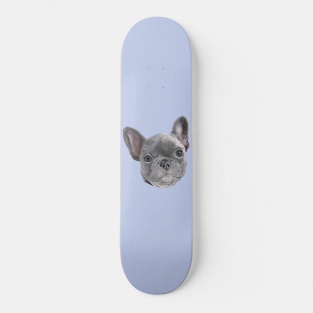 French Bulldog Puppy Skateboard (Front)