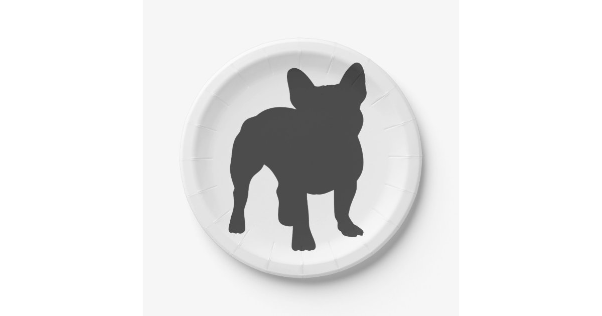 french bulldog head silhouette