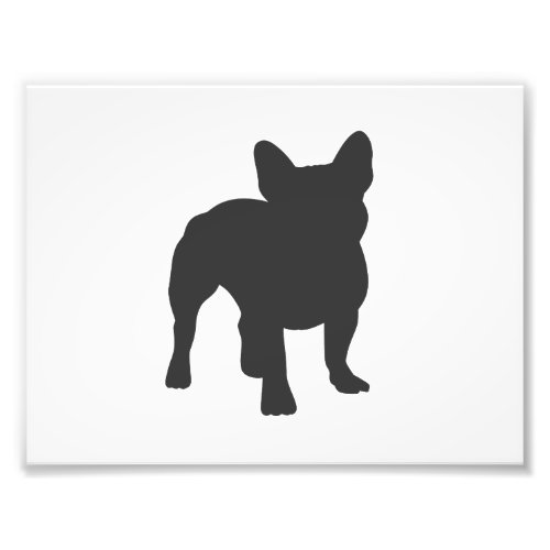 French Bulldog purebred dog silhouette Photo Print