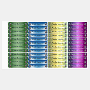 French bulldog quarterback Student Belonging Labels
