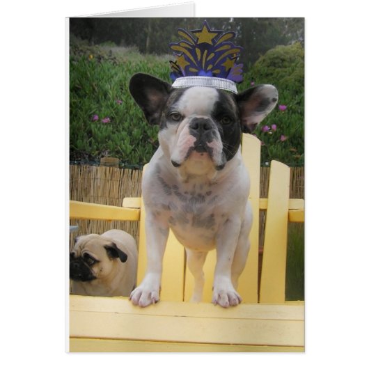 French Bulldog Queen Cards (Front)