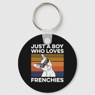 French Bulldog Quote For Your Frenchie Husband Keychain