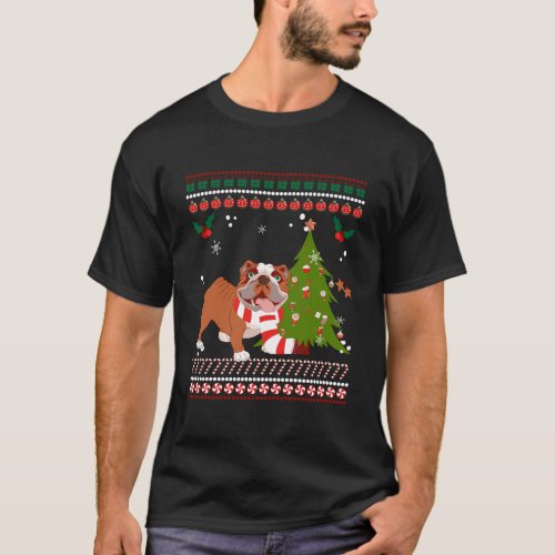 French Bulldog Reindeer Christmas 2020 Tree Xmas G T_Shirt