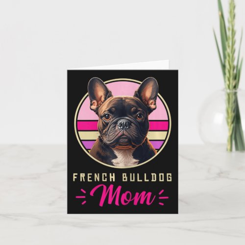 French Bulldog Retro Outfits Clothes Frenchie Dog  Card