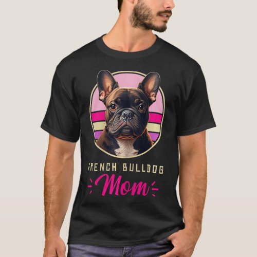 French Bulldog Retro Outfits Clothes Frenchie Dog  T_Shirt