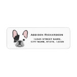 French bulldog return address label