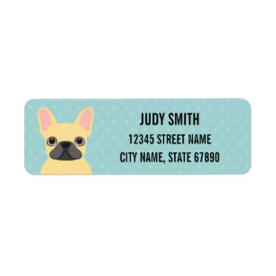 French Bulldog Return Address Labels