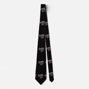 French Bulldog Runing Neck Tie