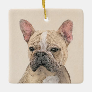 French Bulldog (Sable) Painting - Cute Original Do Ceramic Ornament