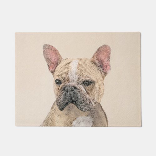 French Bulldog Sable Painting _ Cute Original Do Doormat