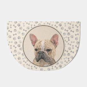 French Bulldog (Sable) Painting - Cute Original Do Doormat