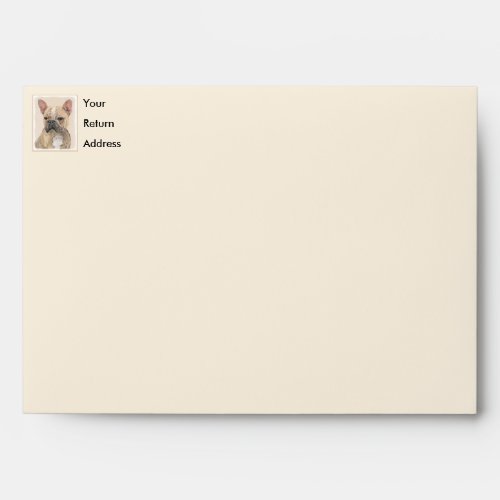 French Bulldog Sable Painting _ Cute Original Do Envelope