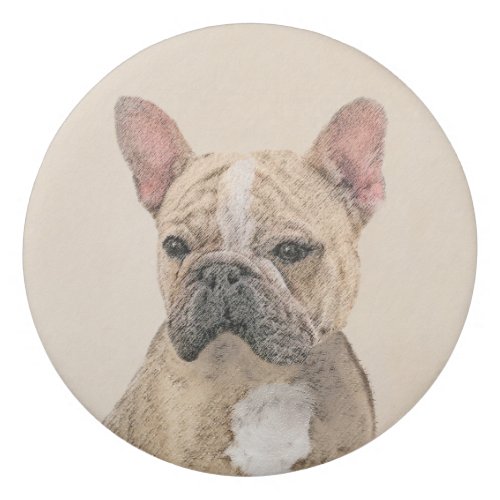 French Bulldog Sable Painting _ Cute Original Do Eraser