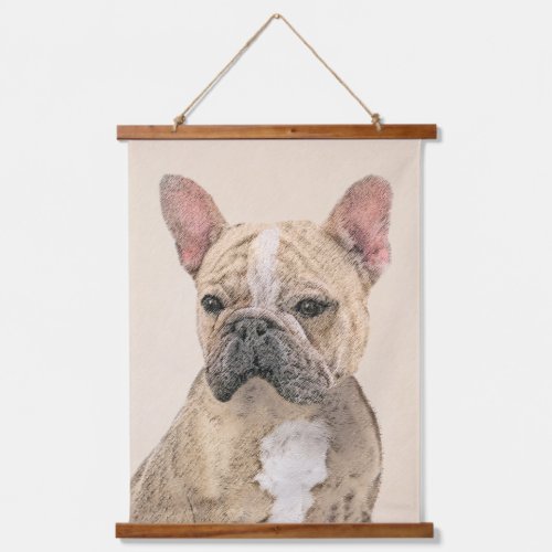 French Bulldog Sable Painting _ Cute Original Do Hanging Tapestry
