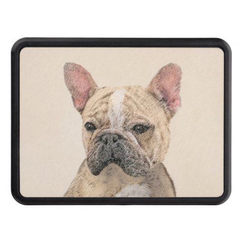 French Bulldog Sable Painting _ Cute Original Do Hitch Cover