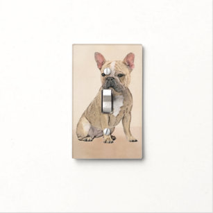 French Bulldog Dog Double Plate Covers