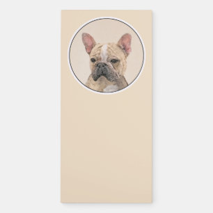 French Bulldog (Sable) Painting - Cute Original Do Magnetic Notepad