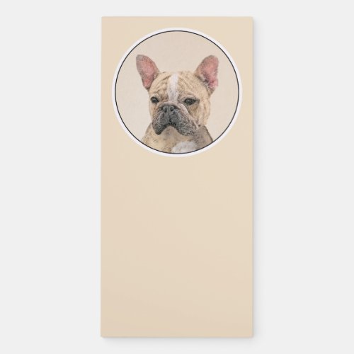 French Bulldog Sable Painting _ Cute Original Do Magnetic Notepad