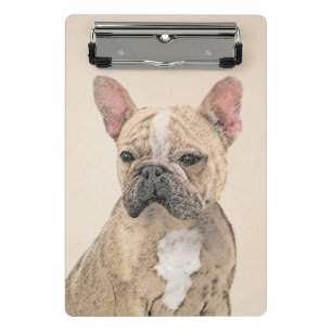 French Bulldog (Sable) Painting - Cute Original Do Mini Clipboard