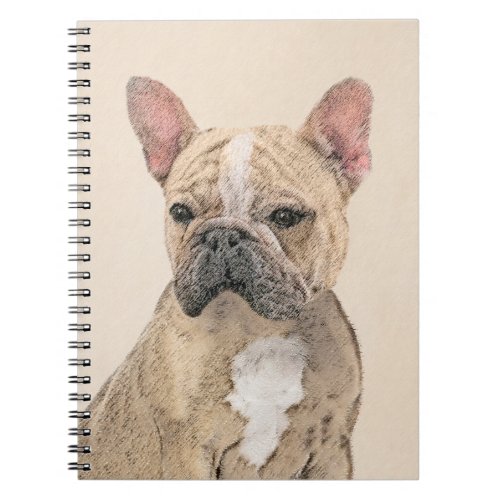 French Bulldog Sable Painting _ Cute Original Do Notebook