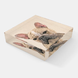 French Bulldog (Sable) Painting - Cute Original Do Paperweight