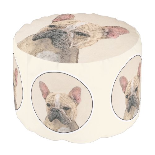 French Bulldog Sable Painting _ Cute Original Do Pouf