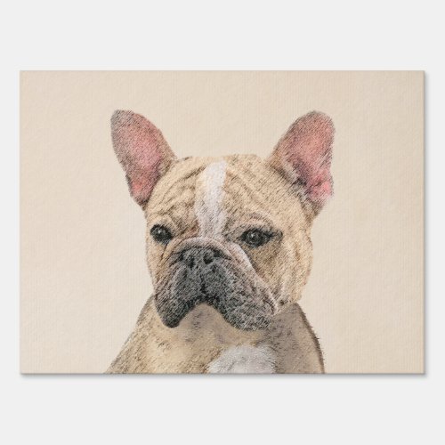 French Bulldog Sable Painting _ Cute Original Do Sign