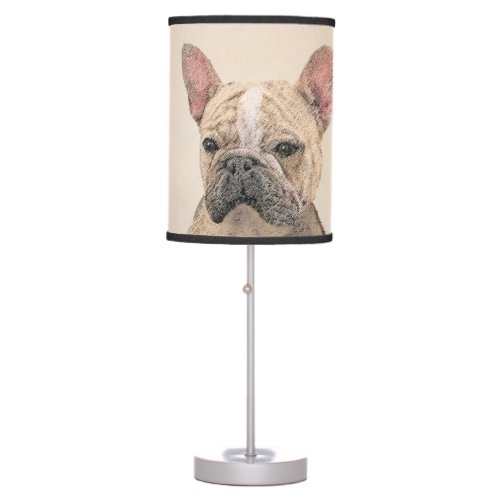 French Bulldog Sable Painting _ Cute Original Do Table Lamp