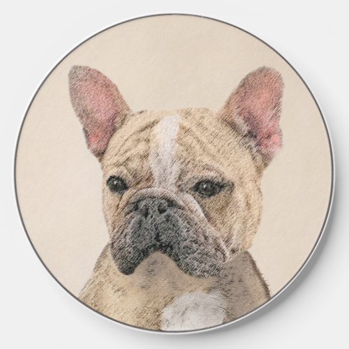 French Bulldog Sable Painting _ Cute Original Do Wireless Charger