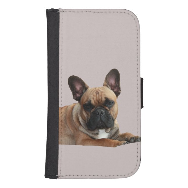 French Bulldog Samsung Galaxy S4 Wallet (Front)
